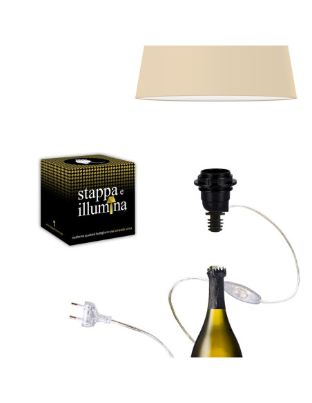 STANDARD | Bottle lamp. Trasform your bottles in lamps