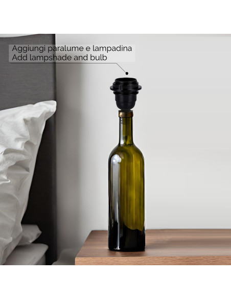 STANDARD | Bottiglia lampada. Crea le tue lampade con bottiglie