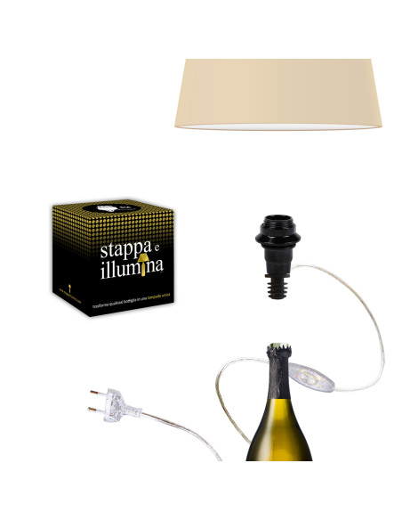 STANDARD | Bottiglia lampada. Crea le tue lampade con bottiglie