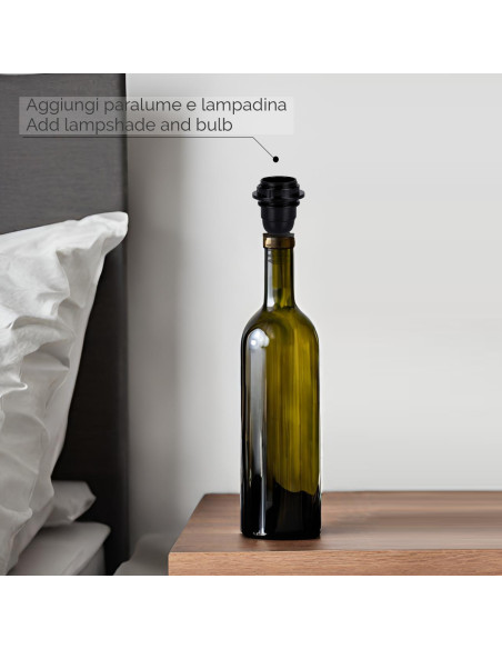 STANDARD | Bottiglia lampada. Crea le tue lampade con bottiglie
