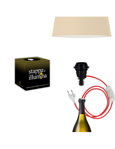 STANDARD | Bottle lamp. Trasform your bottles in lamps