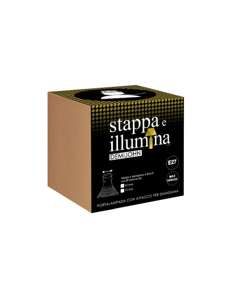 DEMIJOHN 55 |  Damigiana lamp, your lampholder for flagons