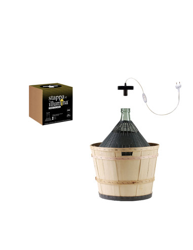 DEMIJOHN 75 | Crea la tua lampada con damigiana di vetro