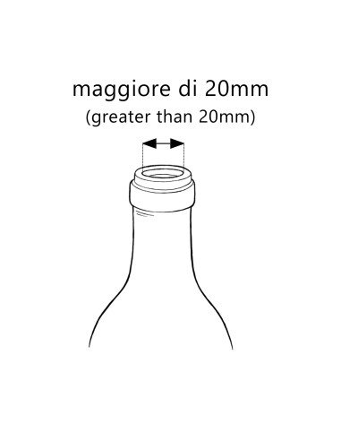 LED - per Bottiglie, tappo led con batteria ricaricabile