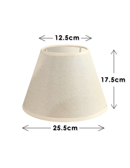 Lampshade Ø 25 Taupe/Gray