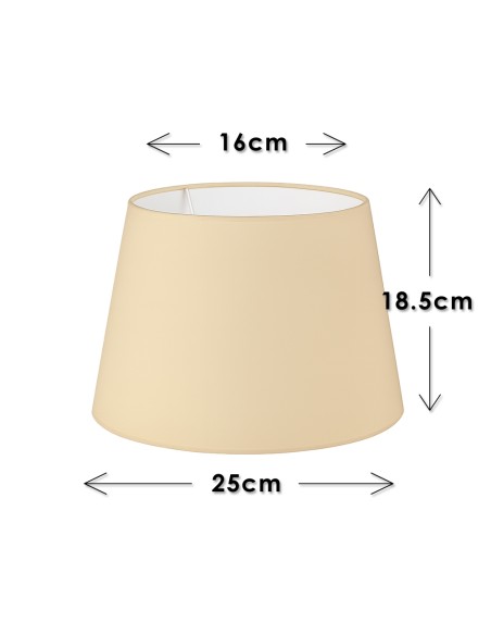 Lampshade Ø 25 Taupe/Gray