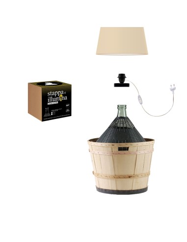 DEMIJOHN 55 | Lampada damigiana, il tuo portalampada per damigiana