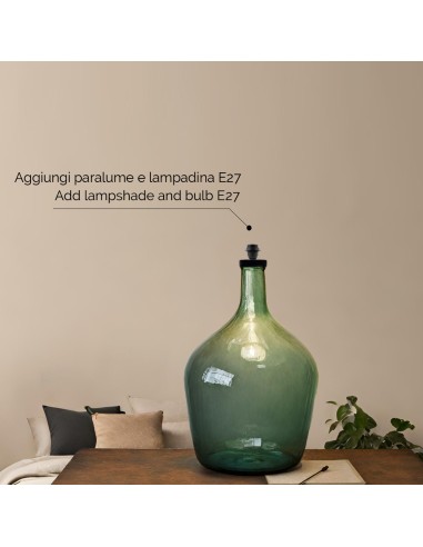 DEMIJOHN 55 | Lampada damigiana, il tuo portalampada per damigiana