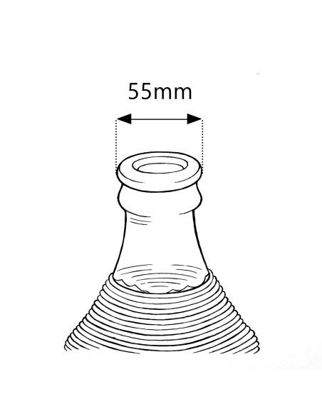 DEMIJOHN 55 |  Damigiana lamp, your lampholder for flagons