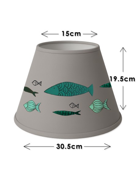 copy of Lampshade Ø 25 Taupe/Gray